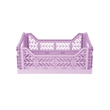 Midi folding crate orchid - Daisy Park