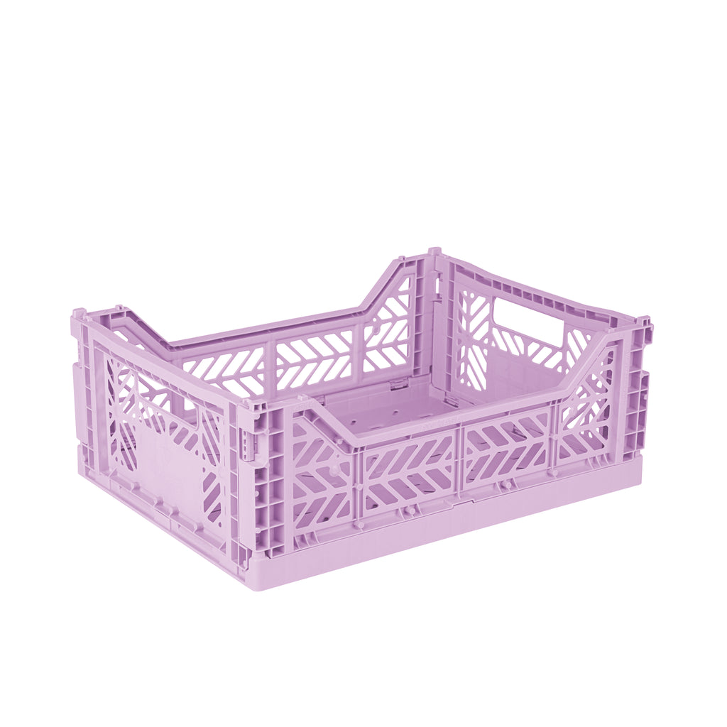 Midi folding crate orchid - Daisy Park