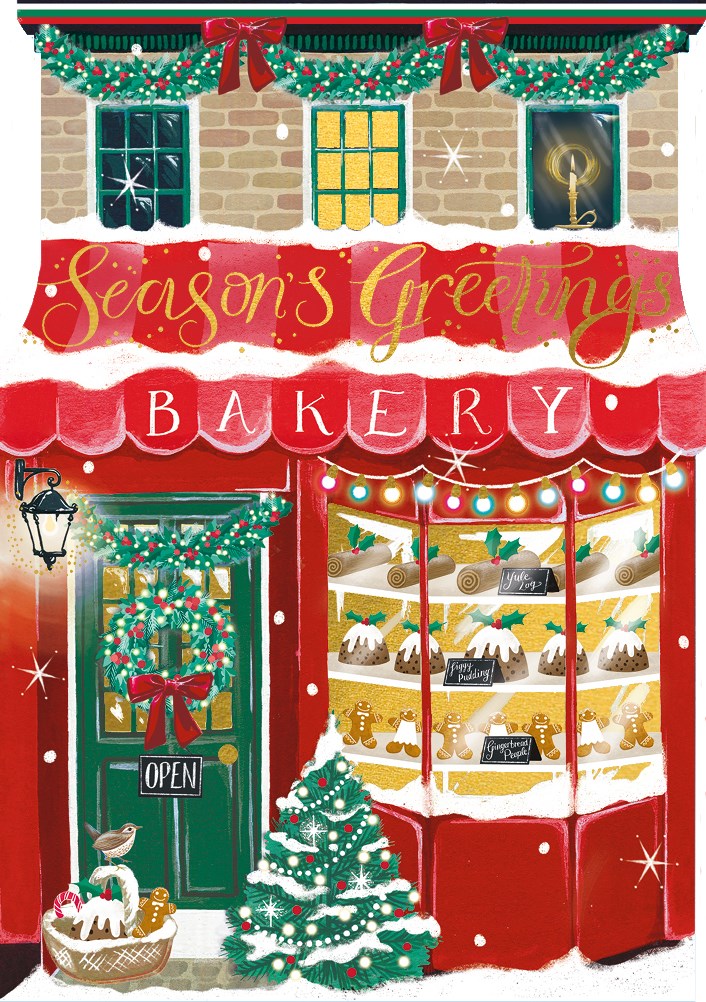 Bakery Christmas card - Daisy Park