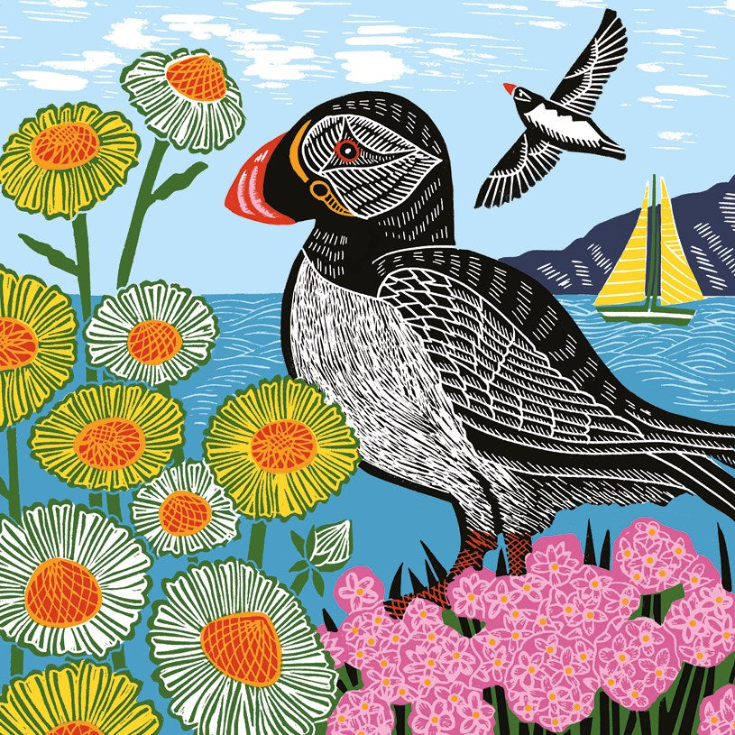 Puffin card - Daisy Park