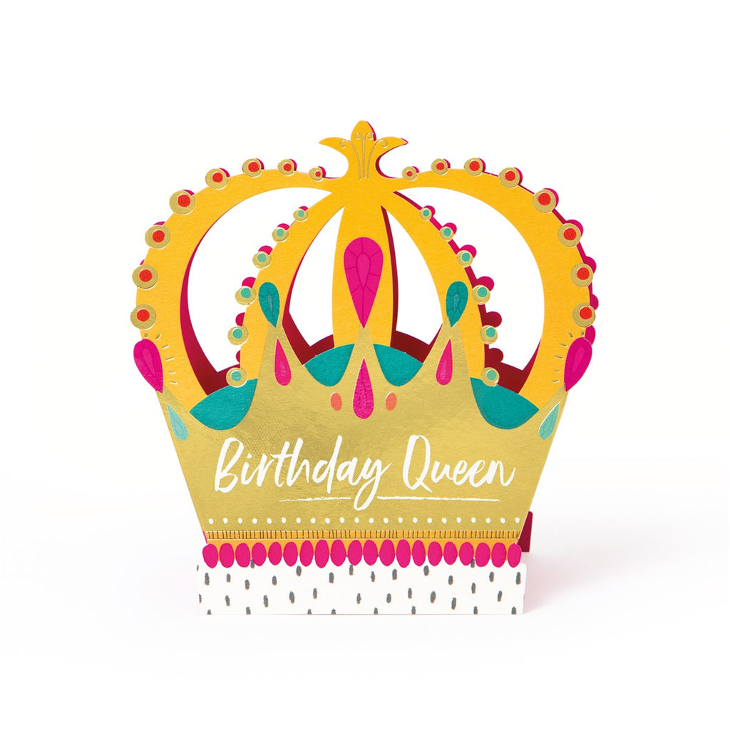 3D birthday Queen card - Daisy Park