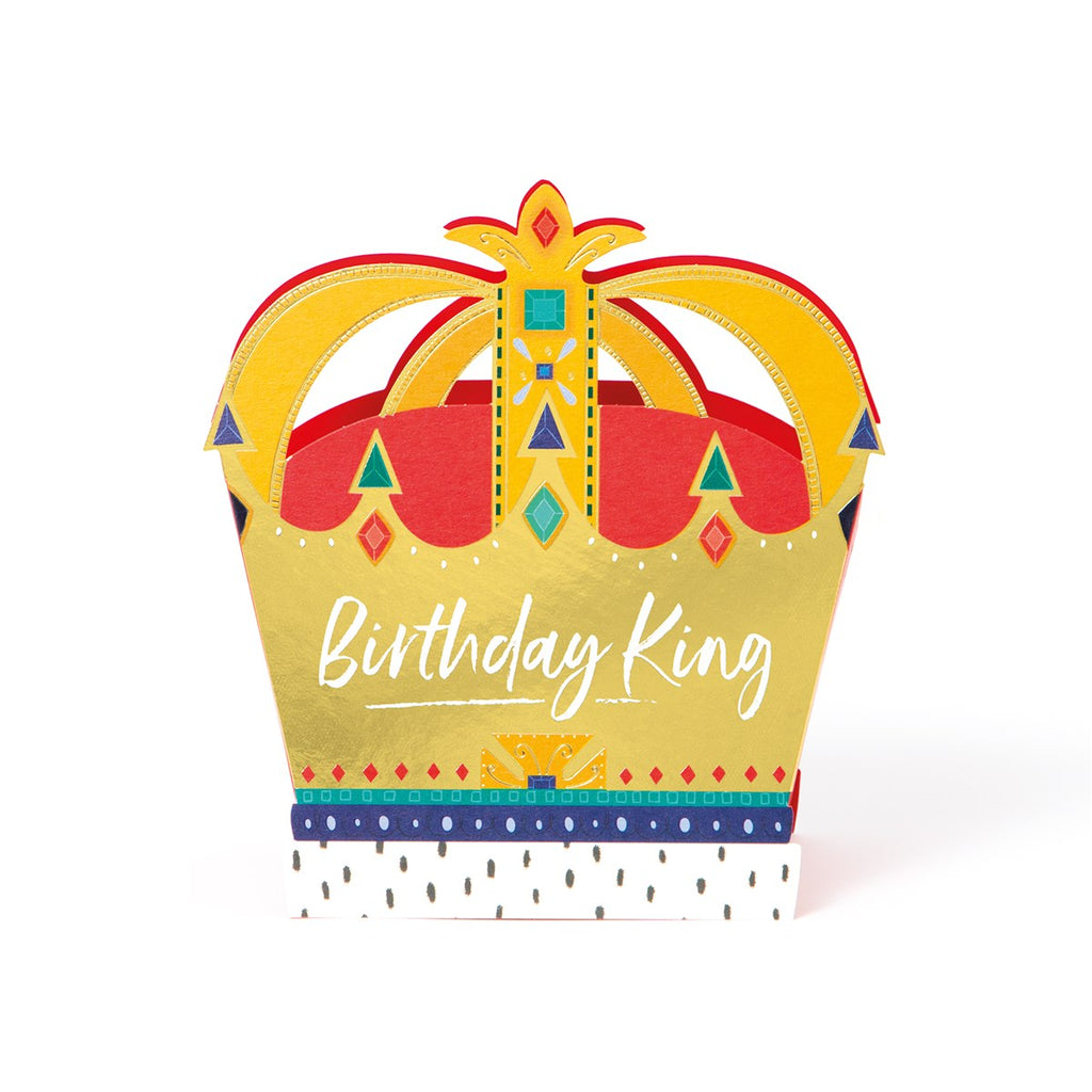 3D birthday King card - Daisy Park