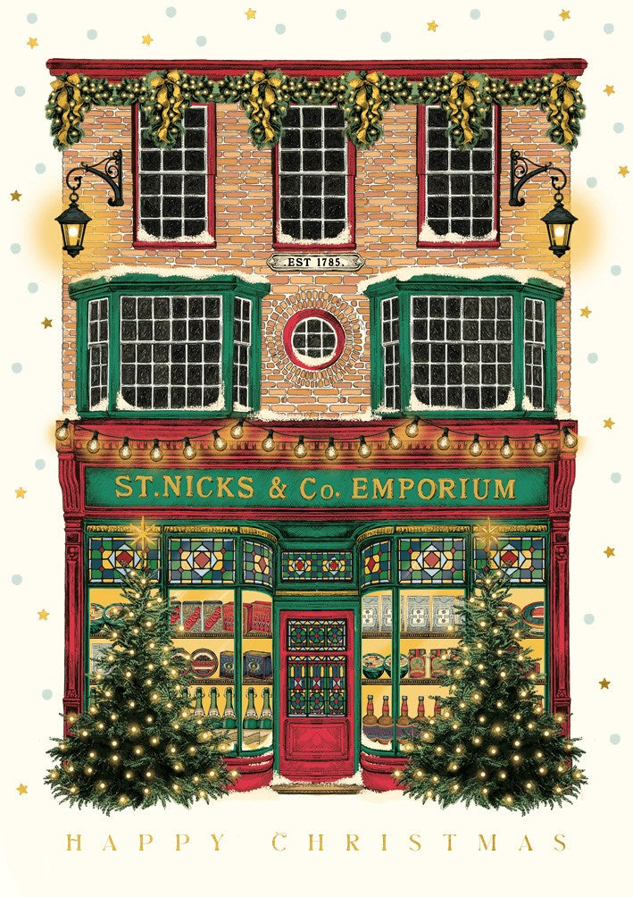 Penny Lane St. Nicks emporium Christmas card - Daisy Park
