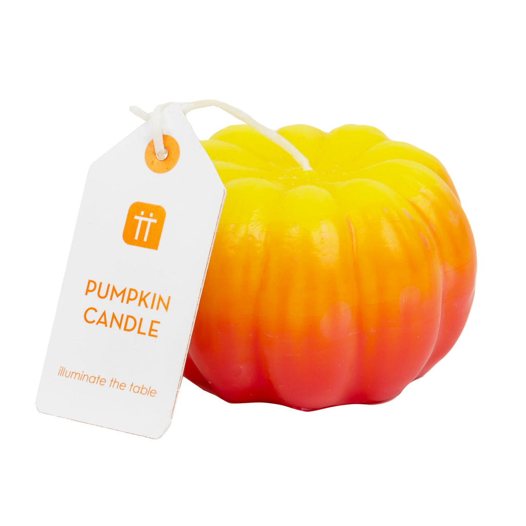 Halloween Yellow ombre pumpkin candle - Daisy Park