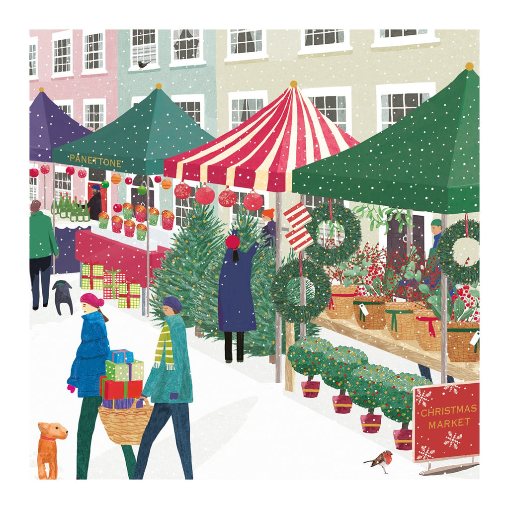 Christmas Market Christmas card - Daisy Park