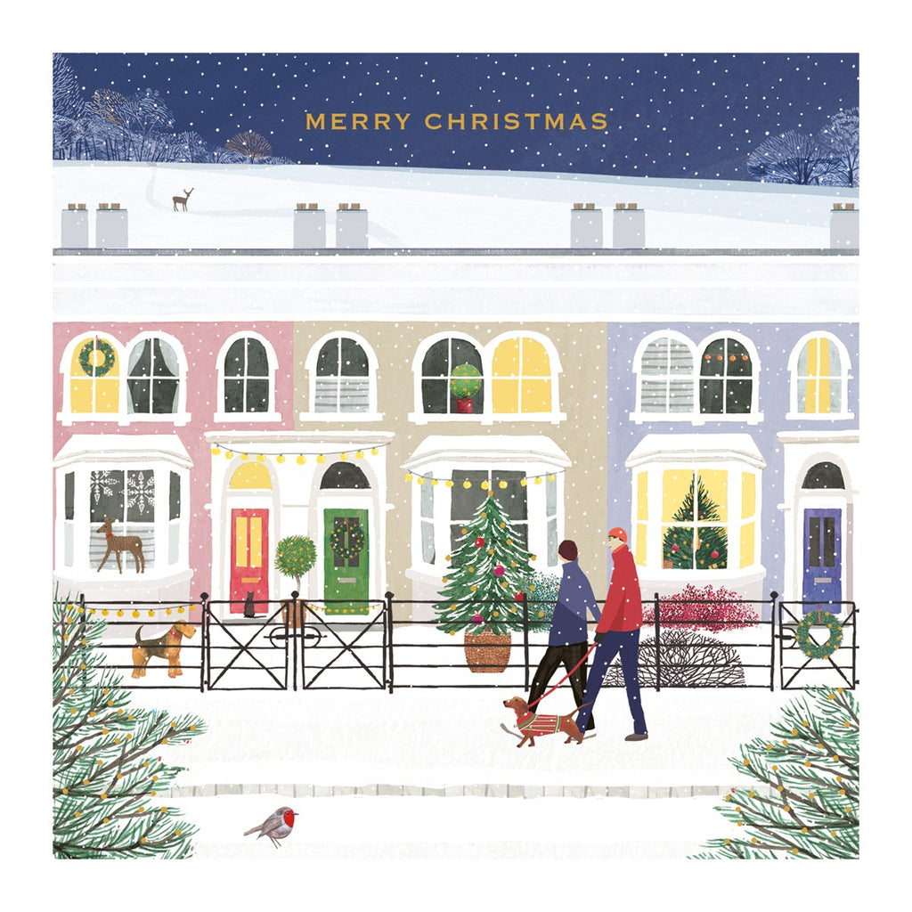 Christmas Houses Christmas card - Daisy Park