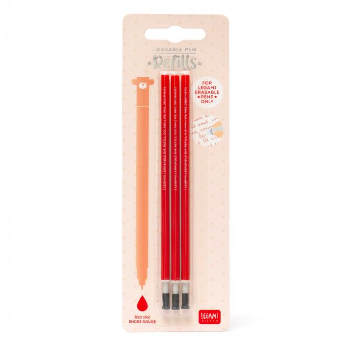 Set of 3 Erasable gel pen refills - Daisy Park