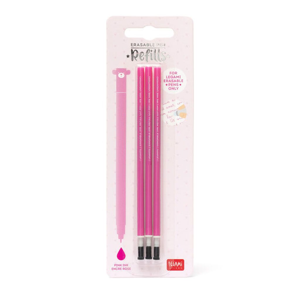 Set of 3 Erasable gel pen refills - Daisy Park