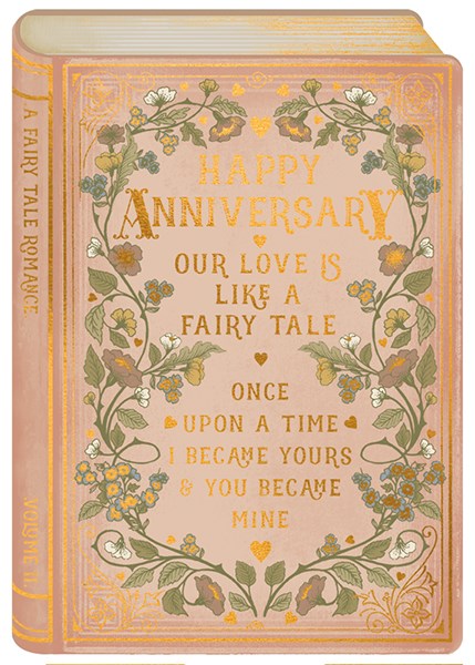 Fairy tale our anniversary book card - Daisy Park
