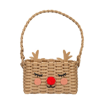 Christmas recycled Reindeer shaped basket - Daisy Park