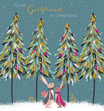 Girlfriend Christmas Card - Daisy Park
