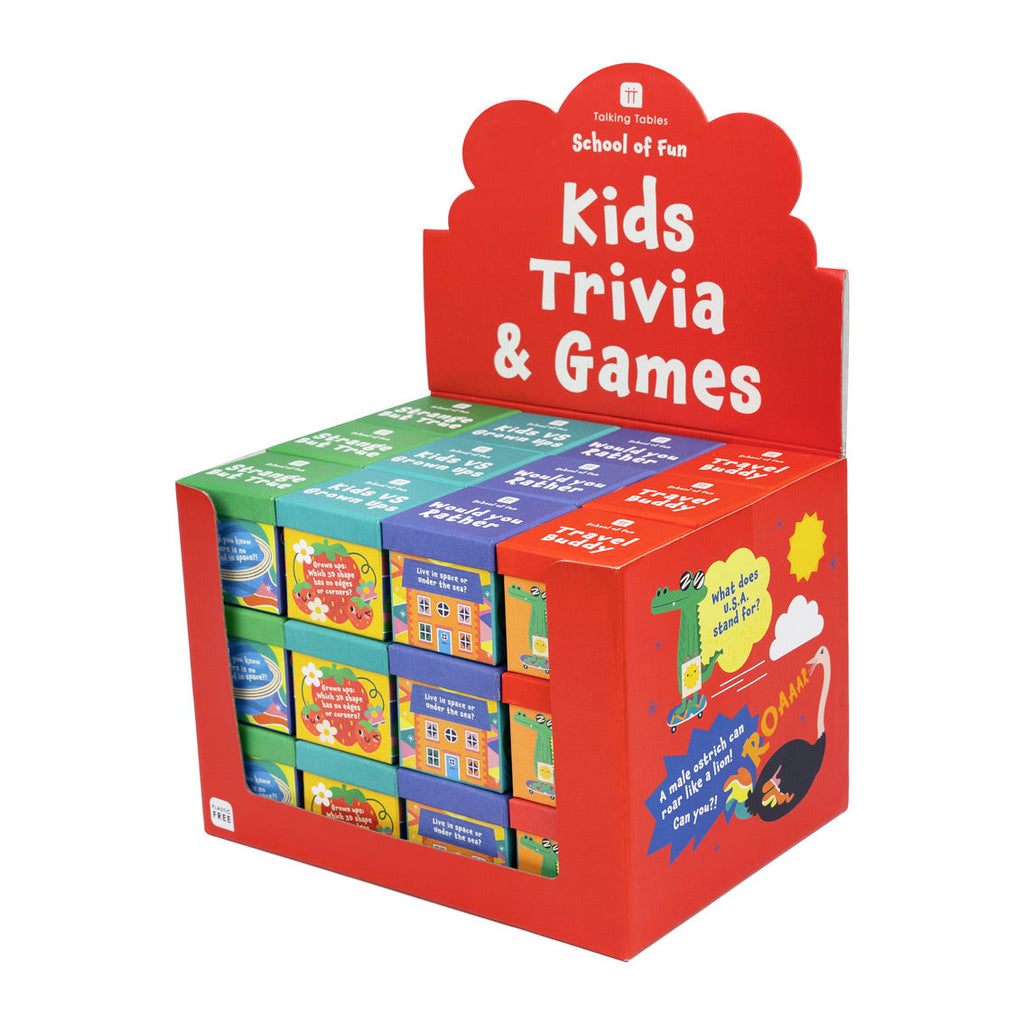 Kids trivia and games boxes - Daisy Park
