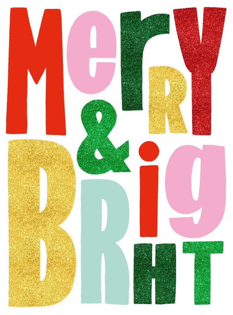 Merry & Bright Christmas card - Daisy Park