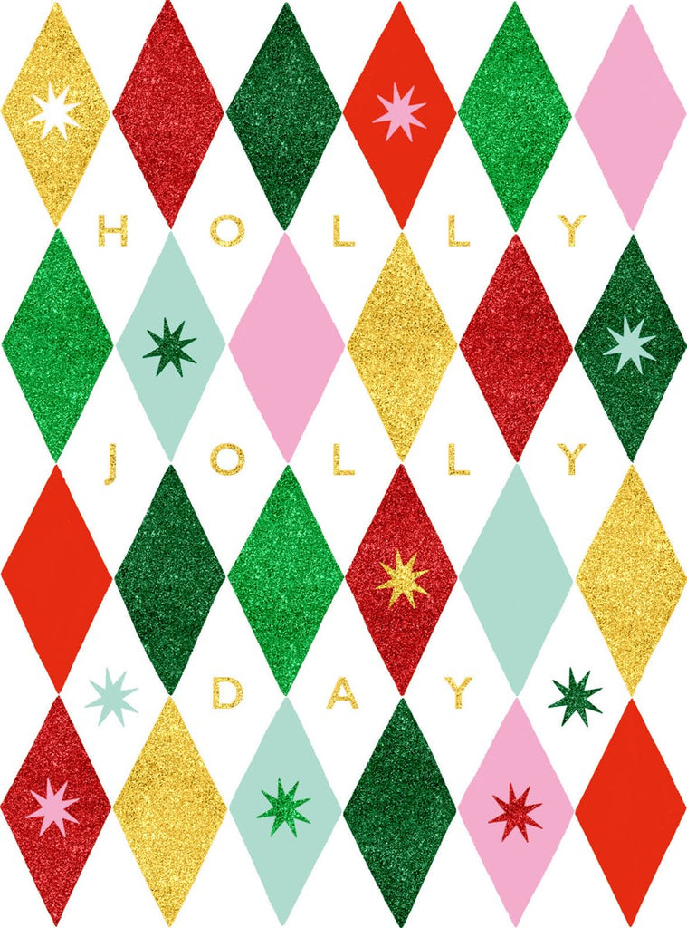 Holly Jolly Day Christmas card - Daisy Park