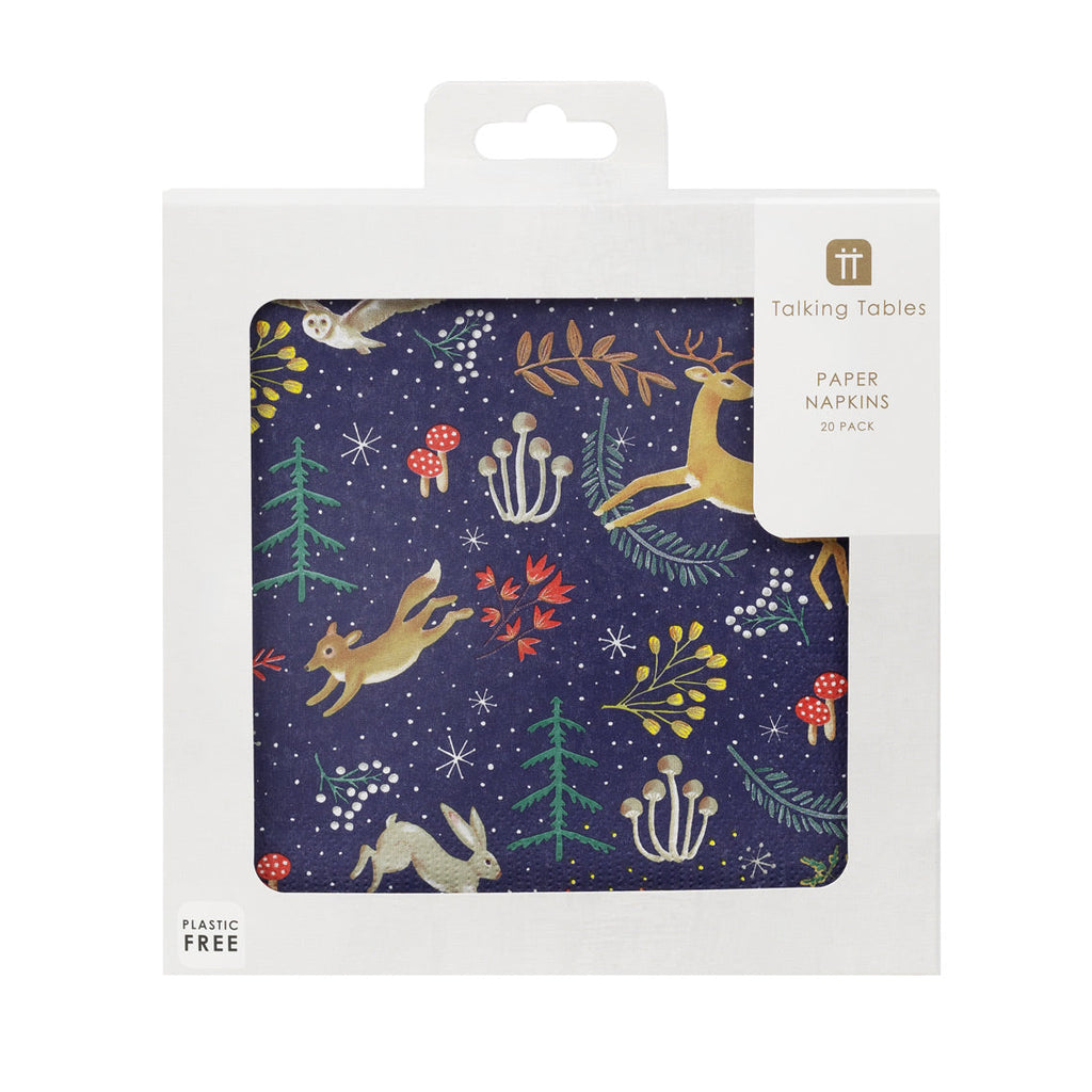 Twilight dark blue napkins - 20 pack - Daisy Park