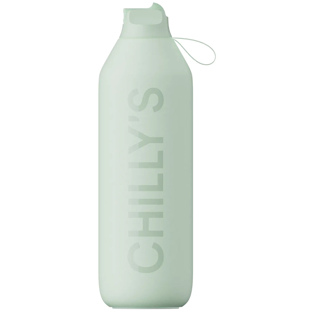 Chilly's Series 2 Insulated Leak-Proof Drinks Bottle, 500ml, Lichen