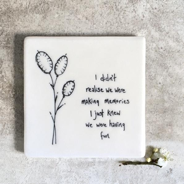 Floral coaster - Realise making memories - Daisy Park