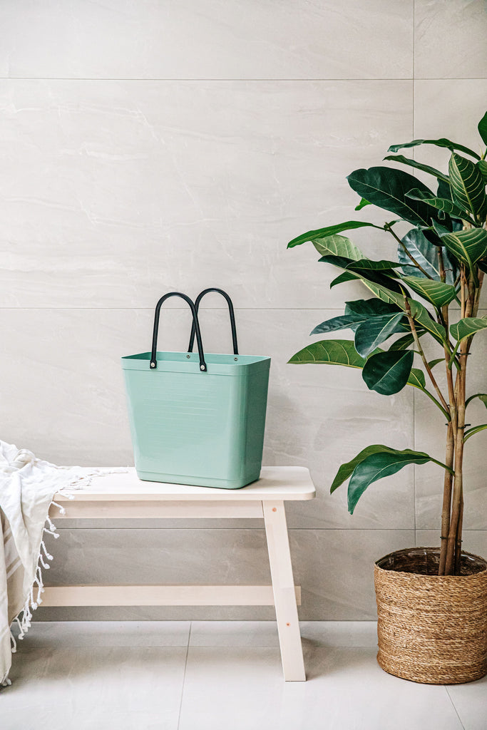 Hinza bag - Tall with bicycle hooks - Olive - Daisy Park