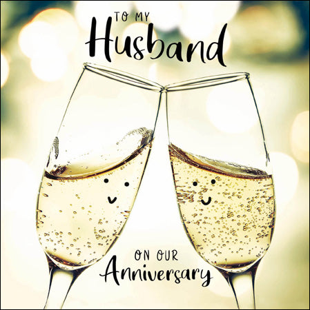 Husband Anniversary Card - Daisy Park