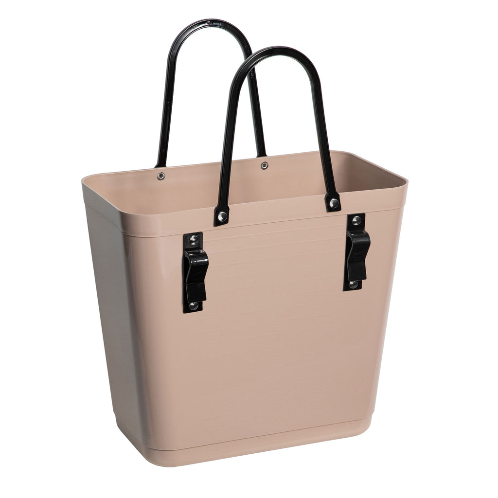 Hinza bag - Tall with bicycle hooks - Nougat - Daisy Park