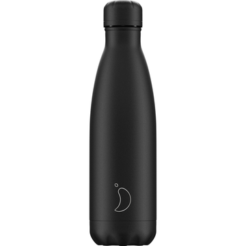 Chilly's Matte All Black 500ml bottle - Daisy Park