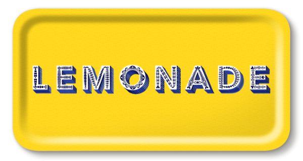 Asta Barrington Yellow Lemonade Tray - Daisy Park