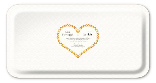 Asta Barrington Cappuccino Satsuma Orange Tray - Daisy Park