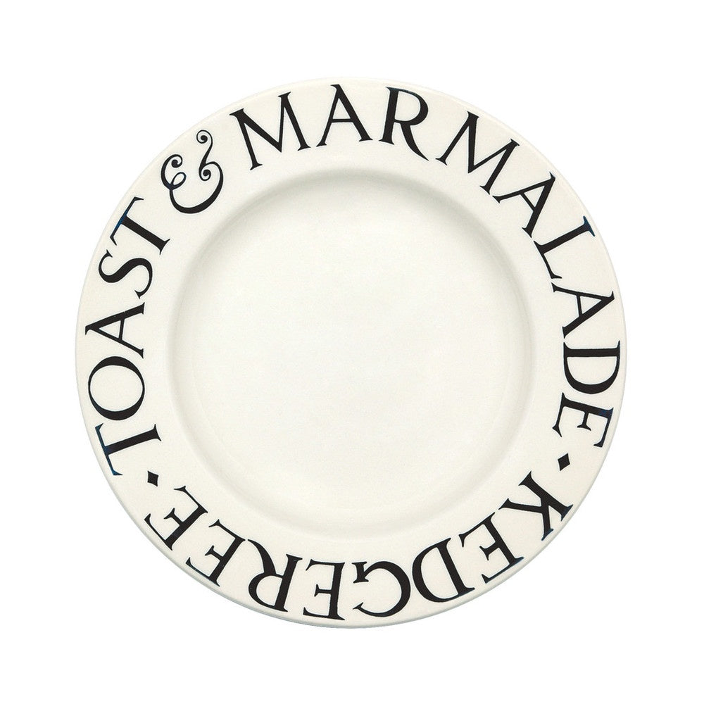 Emma Bridgewater Black toast & marmalade 8.5" plate - Daisy Park