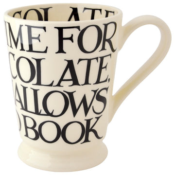 Emma Bridgewater Black litho lettering cocoa mug 