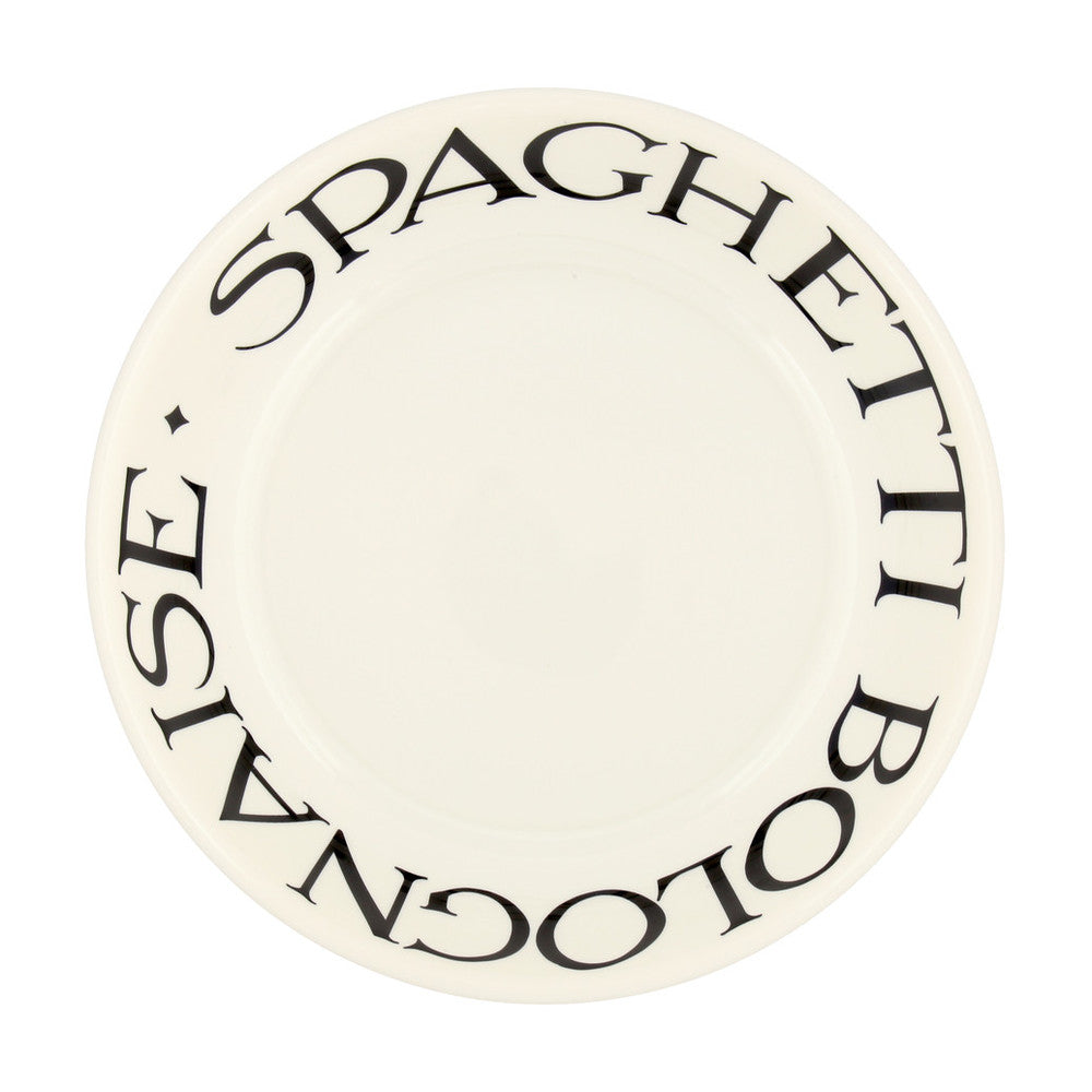 Emma Bridgewater Black toast Spaghetti medium pasta bowl - Daisy Park