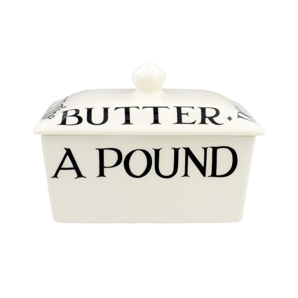 Emma Bridgewater Black toast small butter dish 2018 - Daisy Park