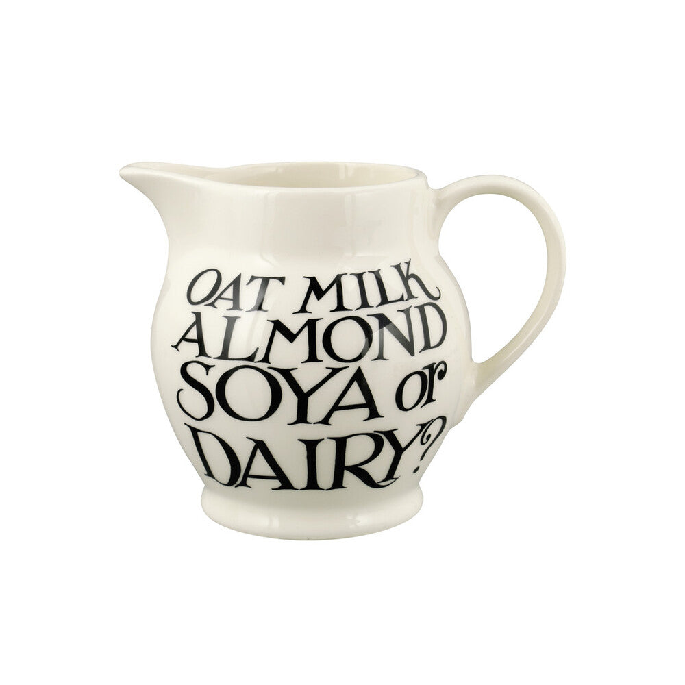 Emma Bridgewater Black toast Soya or Dairy 1/2pt jug - Daisy Park