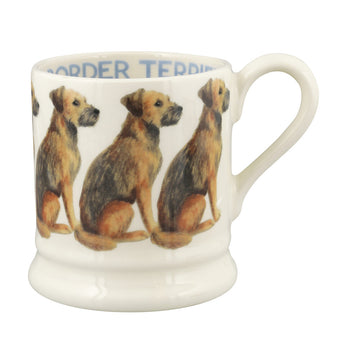 Emma Bridgewater Border Terrier 1/2pt mug - Daisy Park