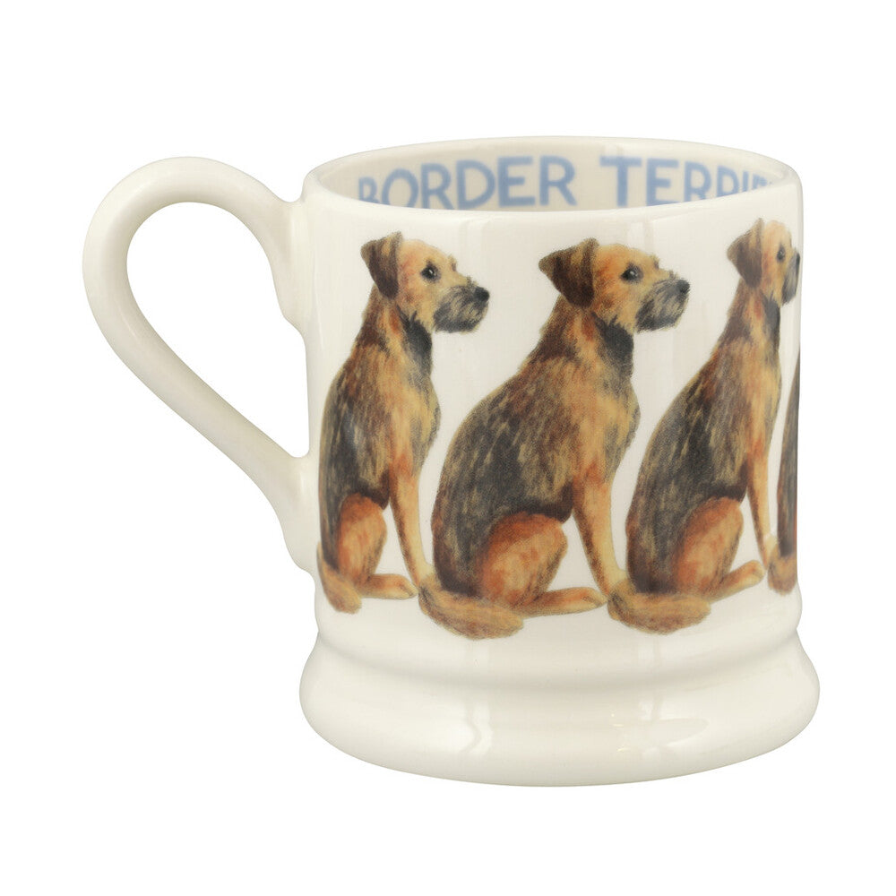 Emma Bridgewater Border Terrier 1/2pt mug - Daisy Park