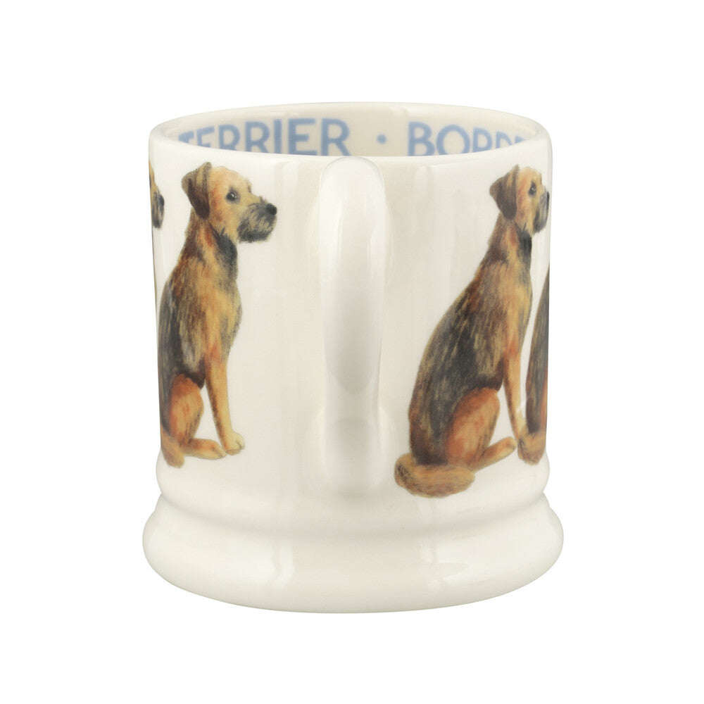 Emma Bridgewater Border Terrier 1/2pt mug - Daisy Park