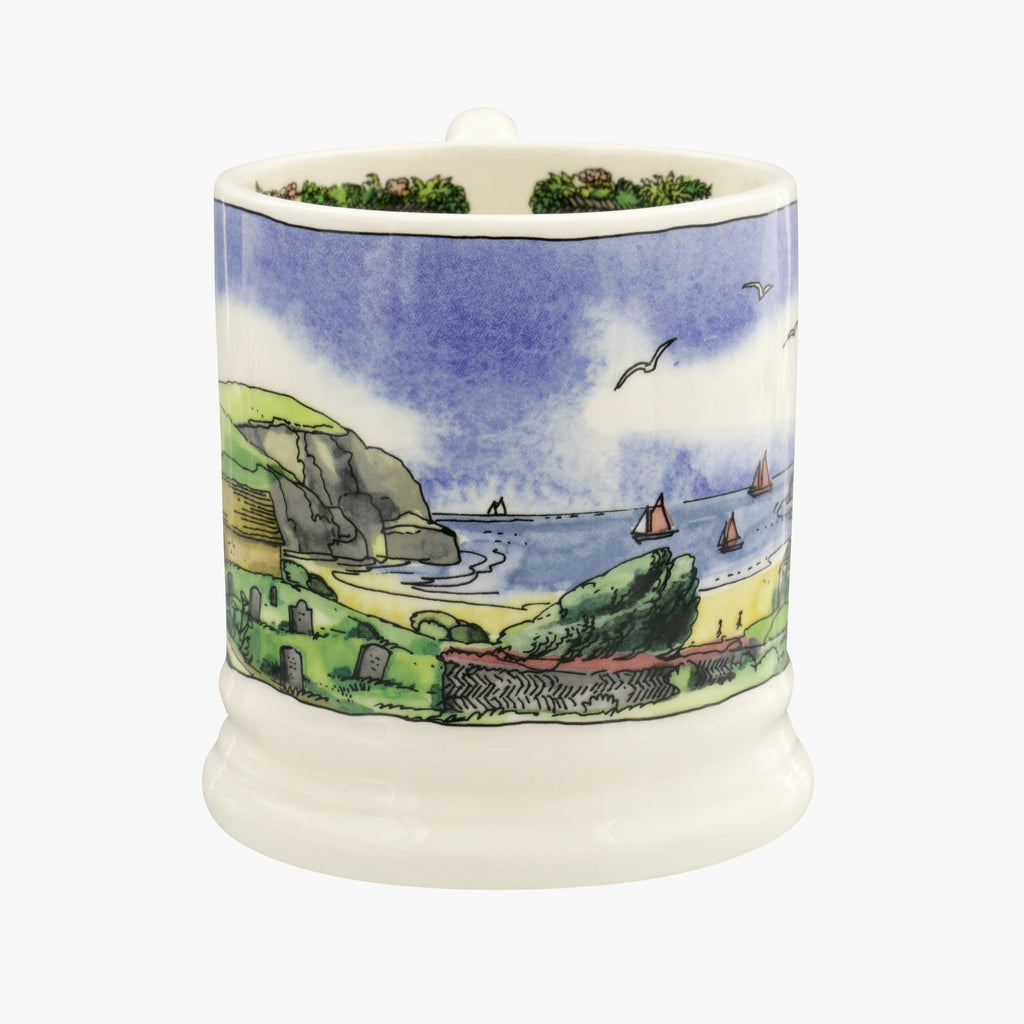 Emma Bridgewater Cornish Beaches 1/2pt mug - Daisy Park
