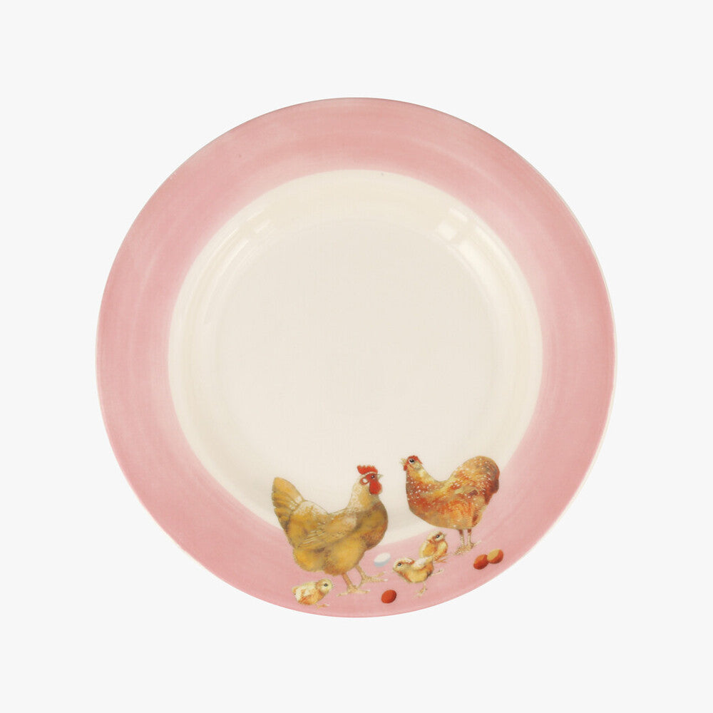 Emma Bridgewater Chicken & Chicks 8.5" plate - Daisy Park