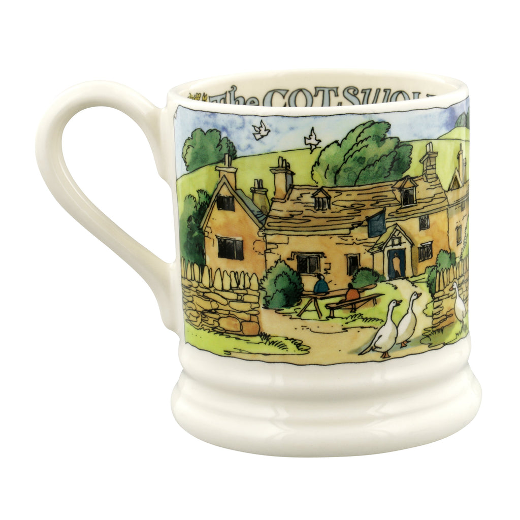 Emma Bridgewater Landscape Of Dreams Cotswolds 1/2 Pint Mug - Daisy Park