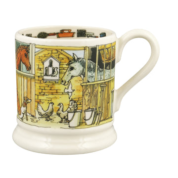 Emma Bridgewater Down At The Stables 1/2 Pint Mug - Daisy Park