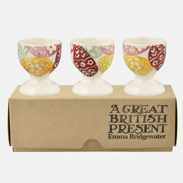 Emma Bridgewater Easter eggs set of 3 egg cups - Daisy Park