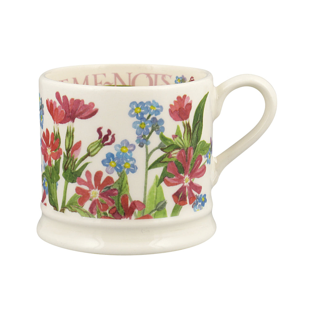 Emma Bridgewater Forget Me Not & Red Campion Small Mug - Daisy Park