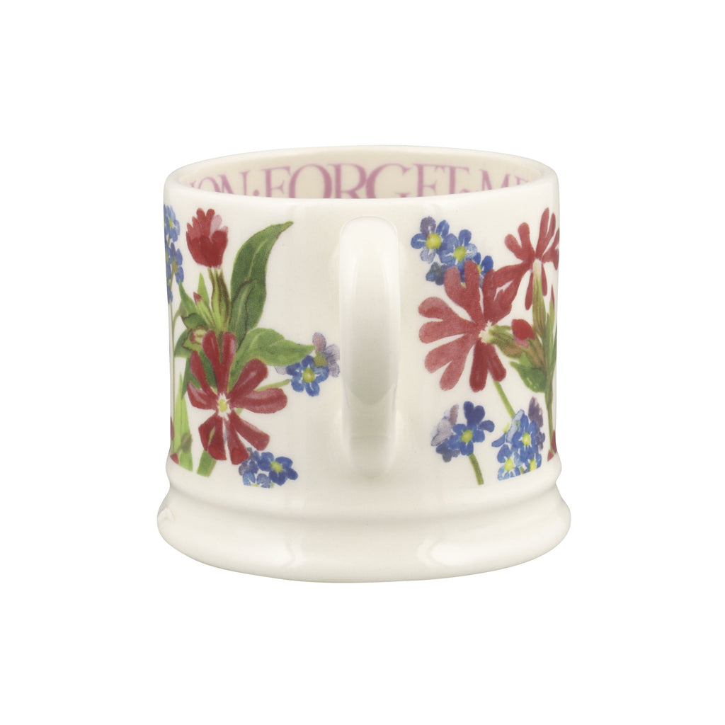 Emma Bridgewater Forget Me Not & Red Campion Small Mug - Daisy Park
