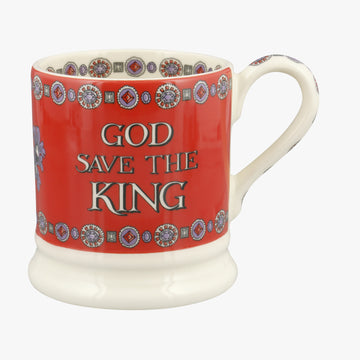 Emma Bridgewater God save the King 1/2pt mug - Daisy Park