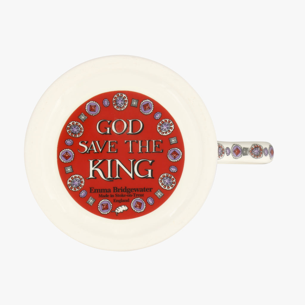Emma Bridgewater God save the King 1/2pt mug - Daisy Park