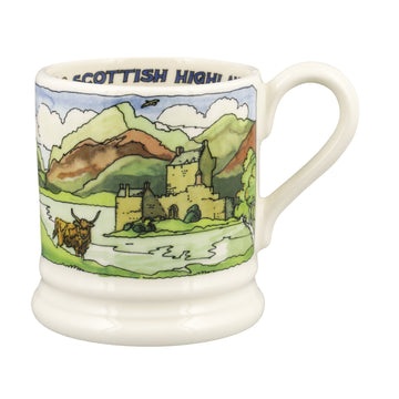 Emma Bridgewater Landscape Of Dreams Scottish Highlands 1/2 Pint Mug - Daisy Park