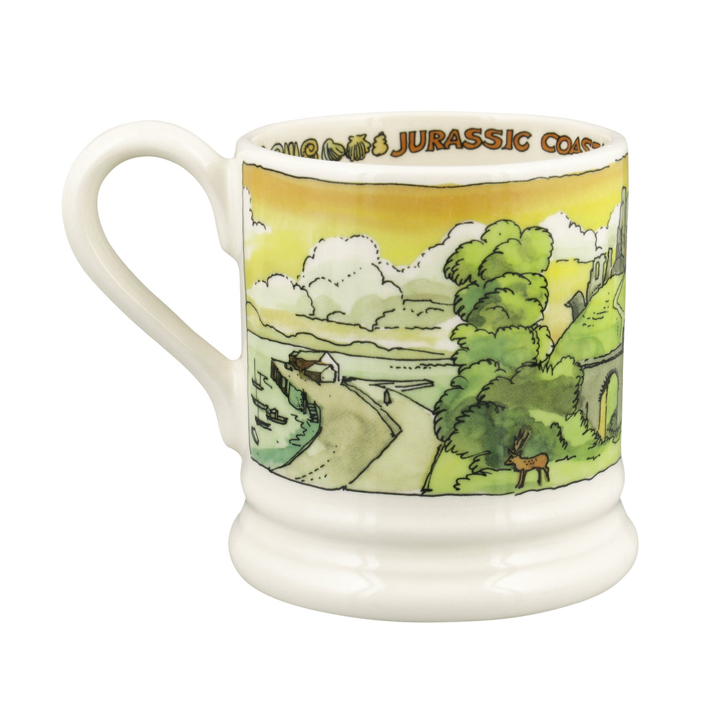 Emma Bridgewater Landscape Of Dreams Jurassic Coastline 1/2 Pint Mug - Daisy Park