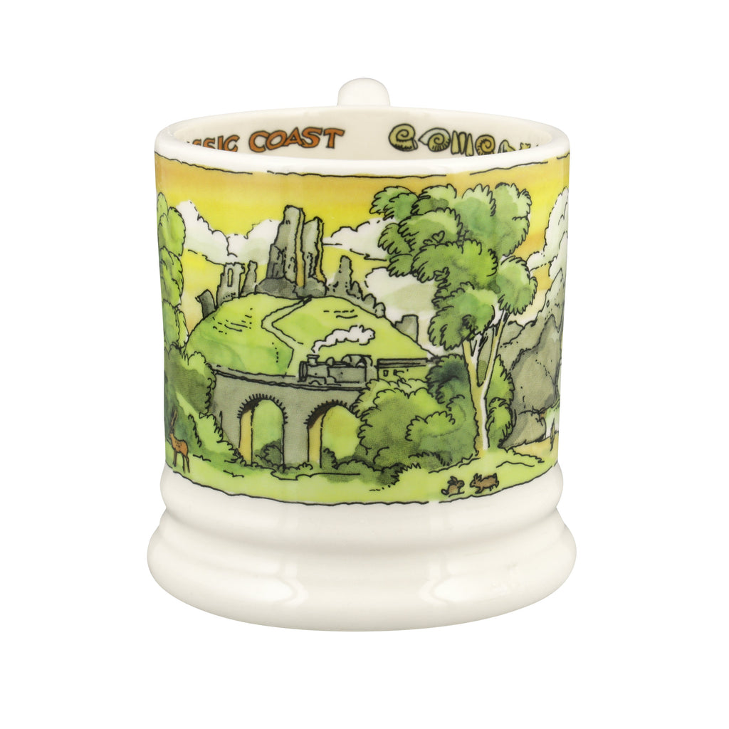 Emma Bridgewater Landscape Of Dreams Jurassic Coastline 1/2 Pint Mug - Daisy Park