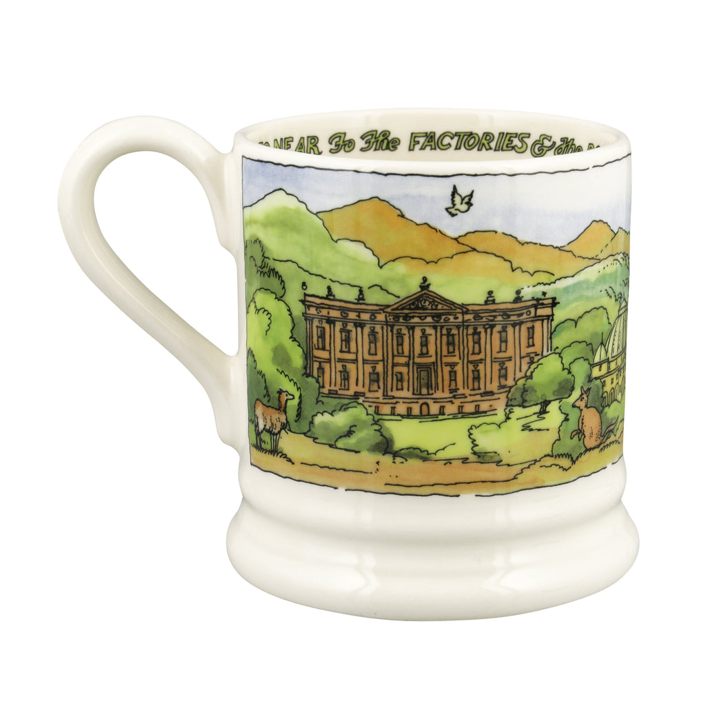 Emma Bridgewater Landscapes Of Dreams Peak District 1/2 Pint Mug - Daisy Park