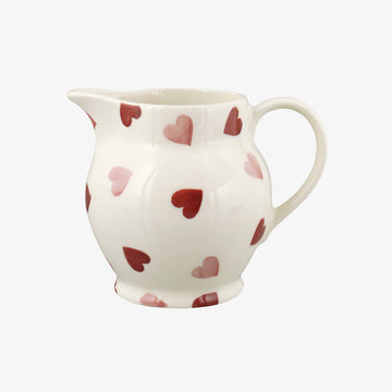 Emma Bridgewater Pink hearts 1/2pt jug - Daisy Park