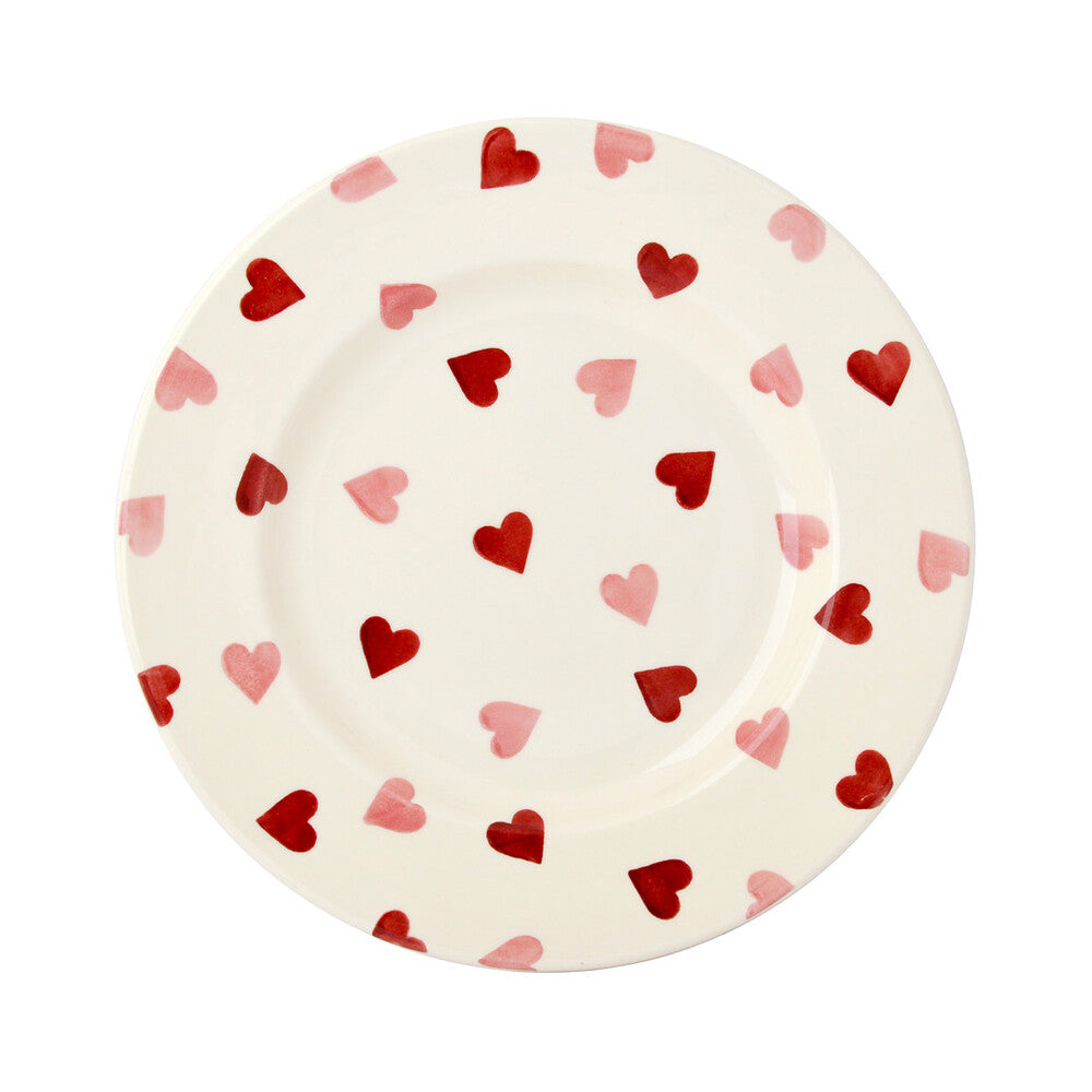 Emma Bridgewater Pink hearts 8.5"plate - Daisy Park